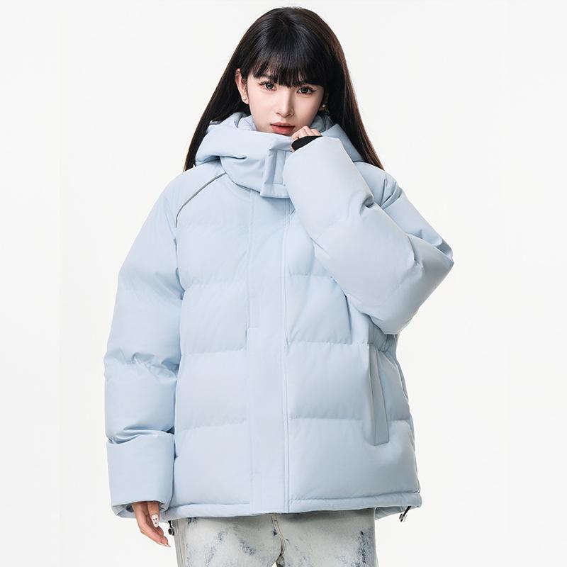 Padded Clothes Are The Same for Men and Women, Thickened and Warm In Winter, Hooded Waterproof Padded Jacket, Loose Couple Padded Clothes.