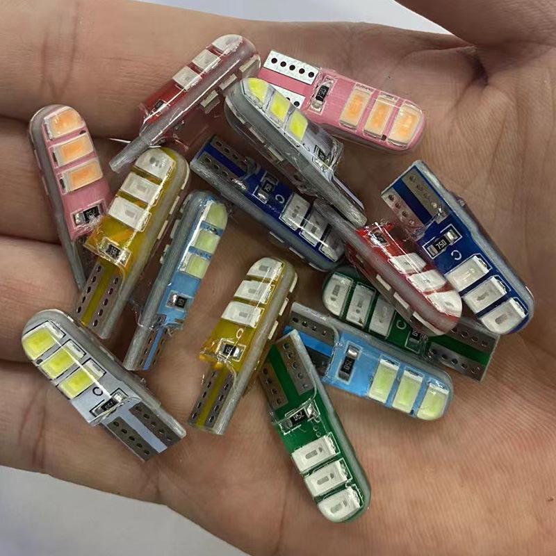 12V/24V T10 5630 LED Strobe Silicone Crystal Parking Bulb
