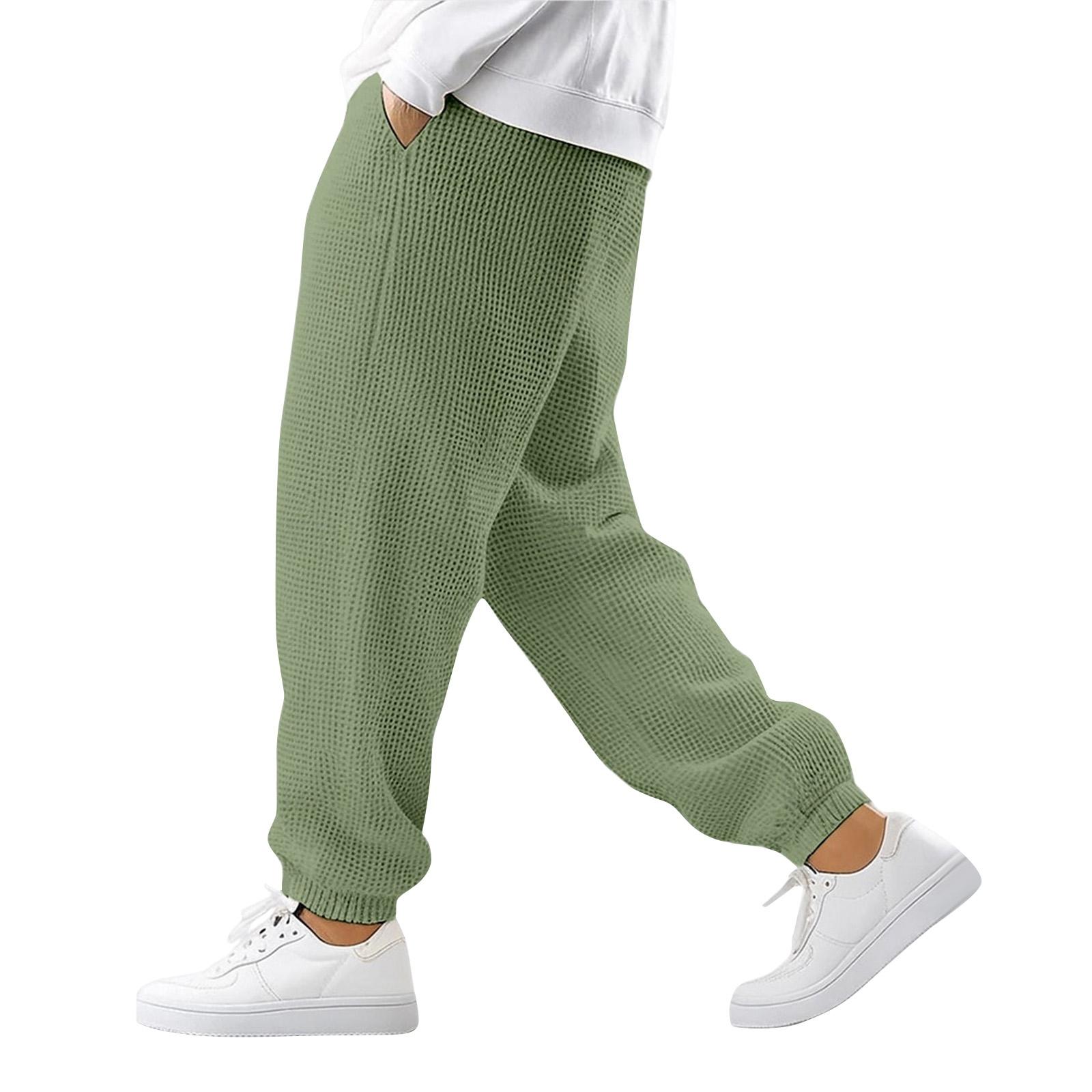 

Men s Solid Color Cuff Sweatpants Men s Casual Fashion Sweatpants XL