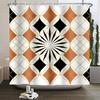 3d Bathroom Curtains Colorful Geometry Shower Curtains Waterproof Polyester Fabric With Hooks Home Decor Washable Bath Curtain