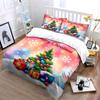 Christmas Tree with Gifts Print Bedding Duvet Cover Set Duvet Cover Pillowcases  (1*Duvet Cover 2*Pillowcases, without duvet insert)