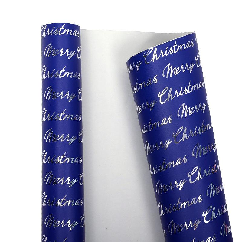 1 Roll Christmas Wrapping Paper Kraft Wrapping Paper Vintage Classic Brown Gift Wrapping Paper for Xmas New Year Winter Holiday