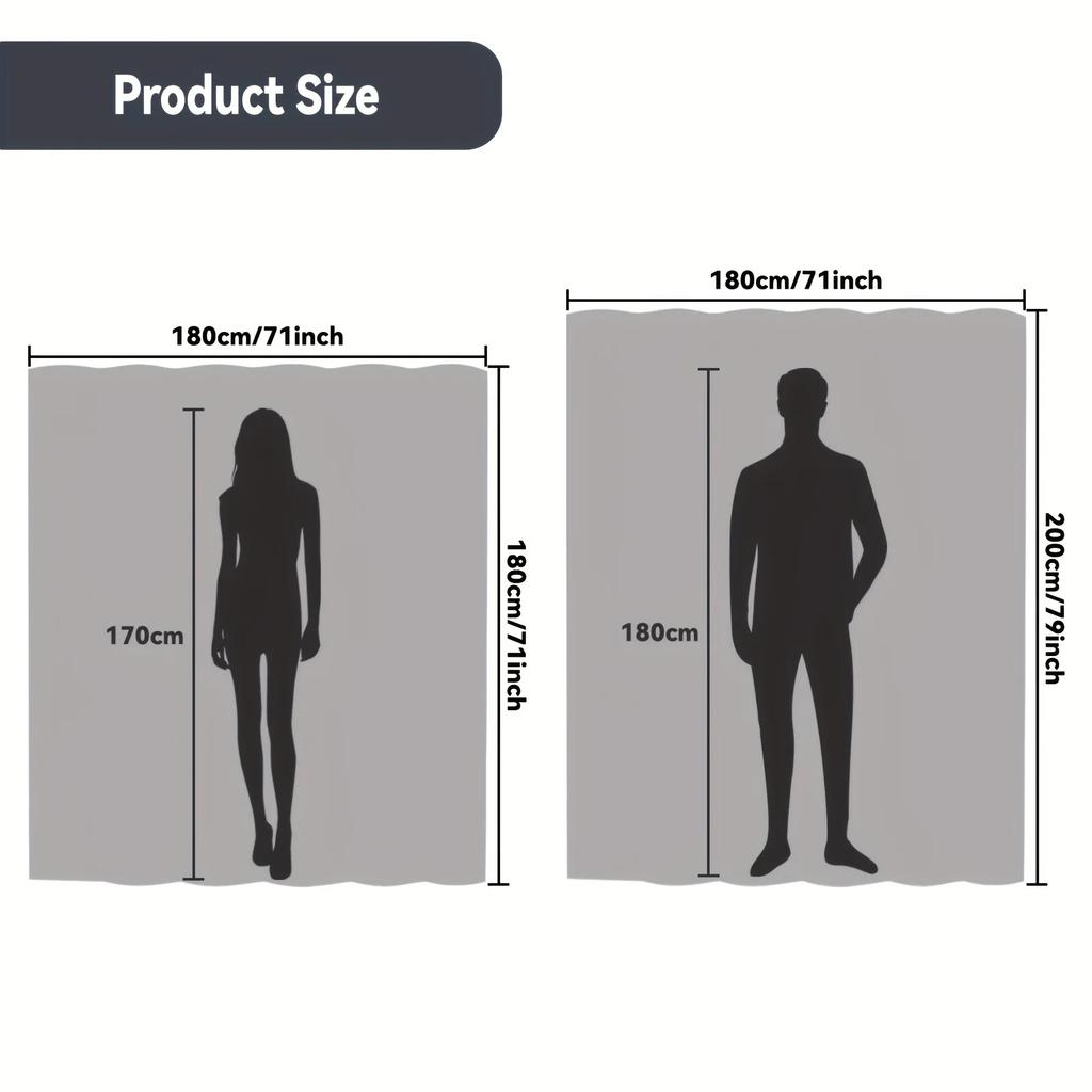 ~O~Tropical Leopard & Monstera Shower Curtain - Waterproof Polyester,  12 Hooks, Machine Washable, Ideal for Dorms & Apartments