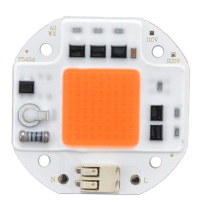 LED COB Chip Grow Light Bead LED Module 110V Full Spectrum 380?800NM for DIY Plant Growth