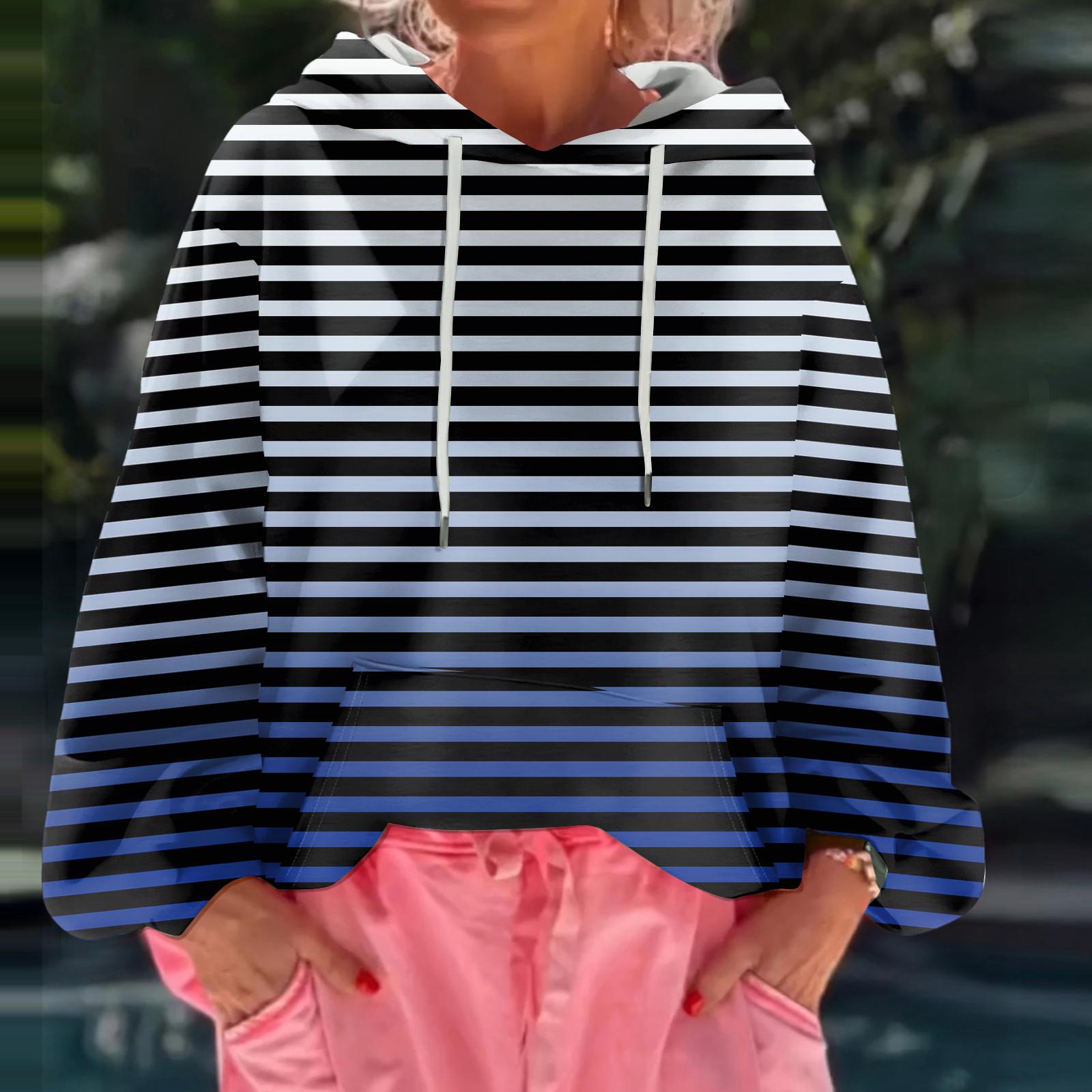 

Женский худи свободного кроя с цветочным принтом и длинными рукавами L