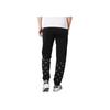 adidas Neo AOP TP Lace-Up Comfortable Fashion Knitted Sports Pants Men Bottoms Black DW7867