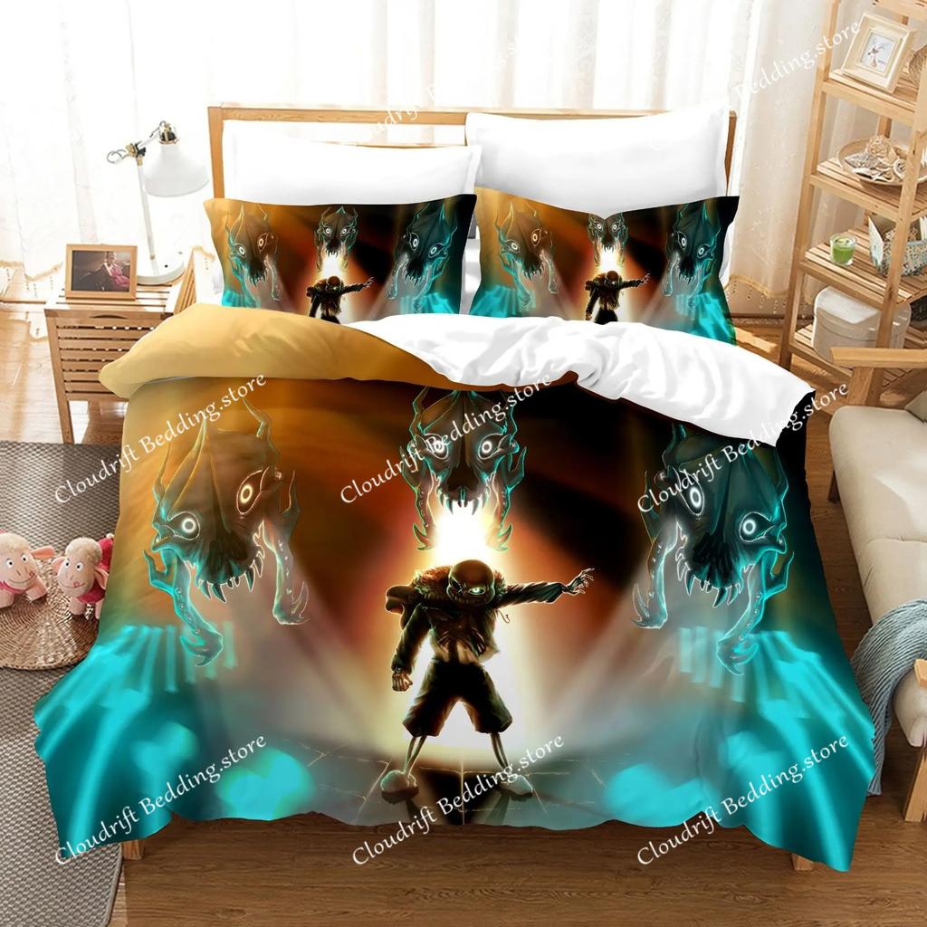 Games UNDERTALE Bedding Set Game Characters Print Duvet Cover Pillowcase Teenagers and Children Quilt Cover Various Sizes
