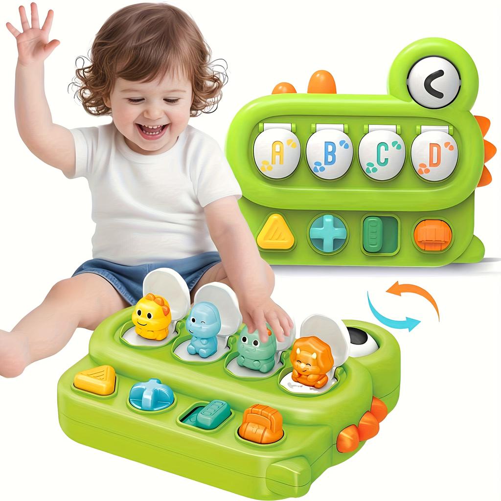 Early Childhood Education Press Dinosaur Toys for Infants and Young Children, Sensory Play Activities, Young Children'S Toys