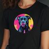 T-Shirt Women Pitbull Portrait Motif Cotton Size XS To 3XLWill Be Opened In a New Window or Tab