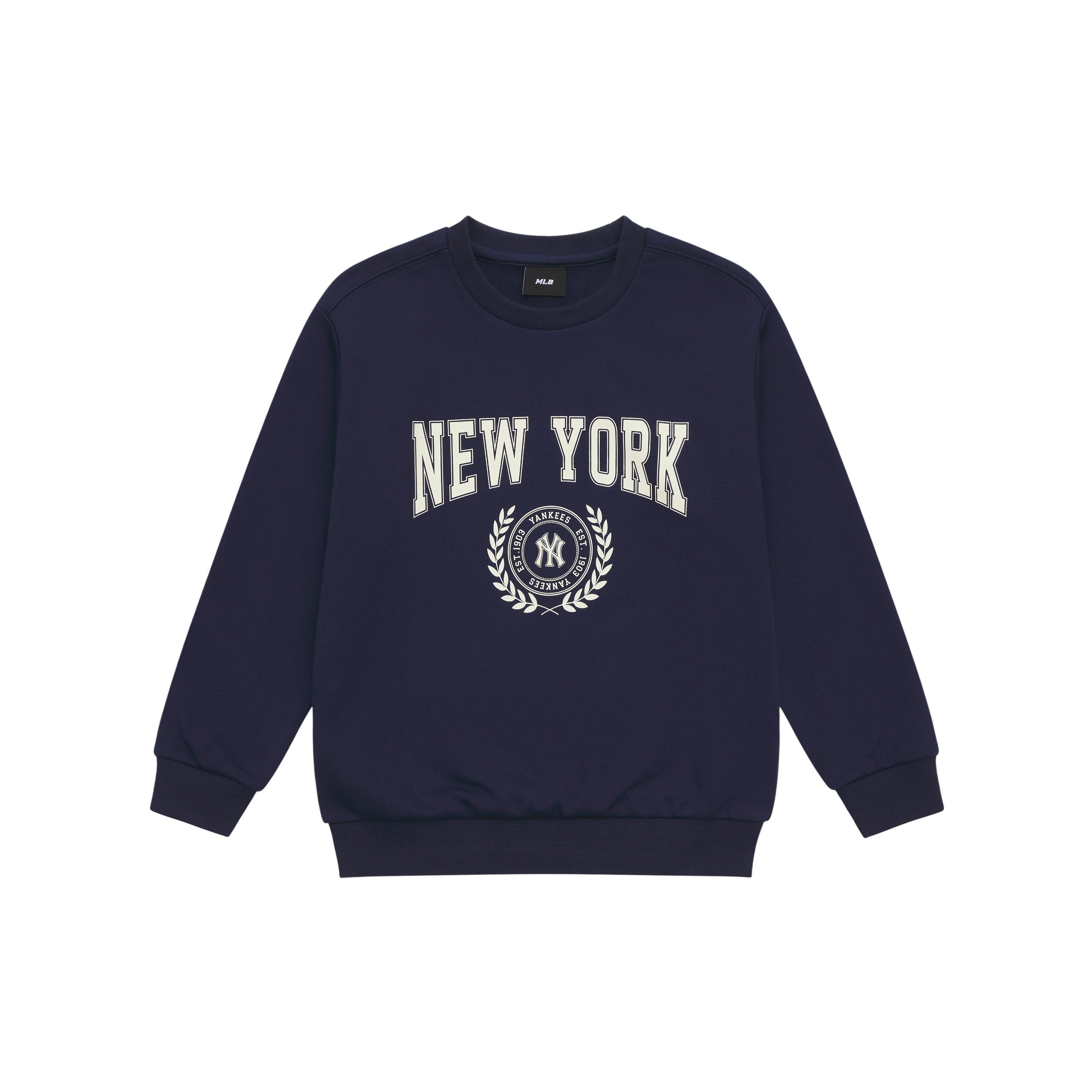 

New MLB Sweatshirt New York Yankees Navy Blue Kids 7AMTV0144-50NYS 150