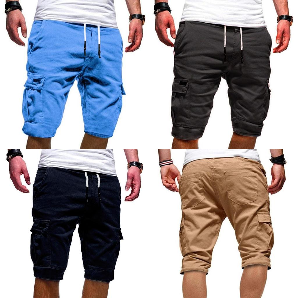 Bequeme Herren-Cargoshorts, lässige Sommer-Jogginghosen, sportliche Army-Kampfhosen