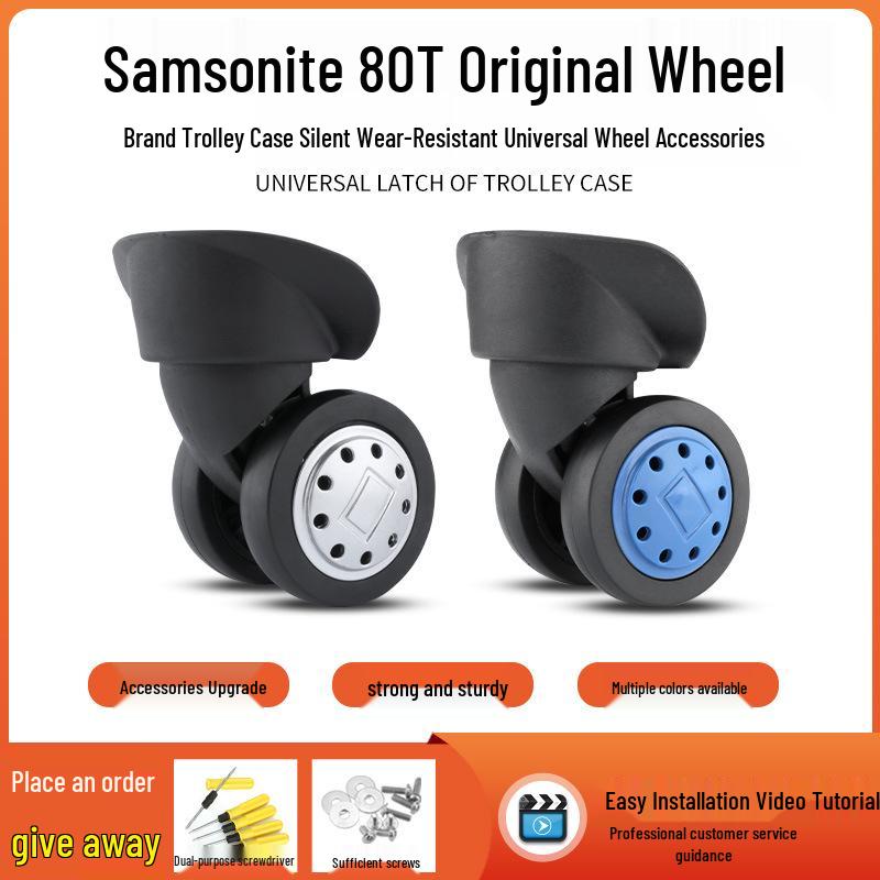 Universal Trolley Suitcase Replacement Wheels - Luggage Repair Accessories