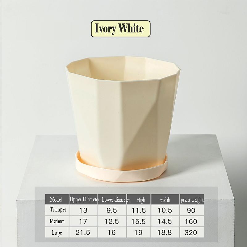 Zesílený severský jednoduchý internetový populární kreativní pryskyřičný květináč na zelené rostliny, sukulenty, plastový