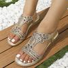 2025 Summer Women's Casual Flat Heel Sandals – New Ladies' Cross-Border Style