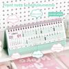 Memo Notes 2026 Desk Calendar Coil Binding Monthly Calendar Monthly & Daily Planner  Office