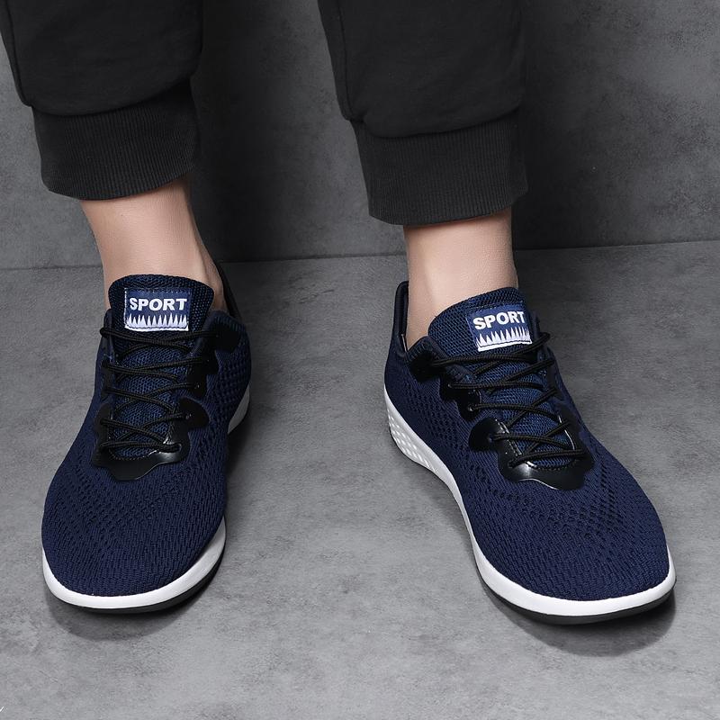 38-49 Spring/Autumn Men's Low Low Light Symnoma Net Breathable Large-size Running Shoes Casual Sports Shoes
