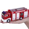 1/64 Vehicul de inginerie pentru om din aliaj de simulare pentru copii, camion de pompieri, vehicul de transport, jucării rafinate turnate sub presiune, cadou educațional de Crăciun