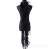 South African Ostrich Hair Top Performance Dress Raw Material Feather Top Diy Hat Scarf Down 2 Meters