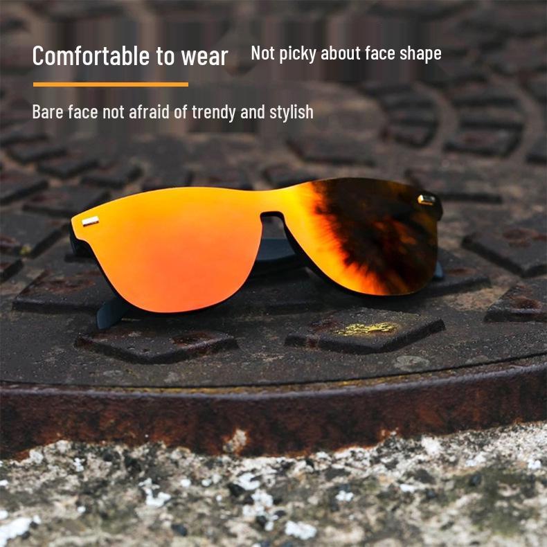 Polarized Round Frame Sunglasses for Driving, Fishing, and Outdoor Sports