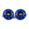 2Pcs/Set Universal Hella 12V 115DB Electric Blast Tone Air Horn Kit (Blue)