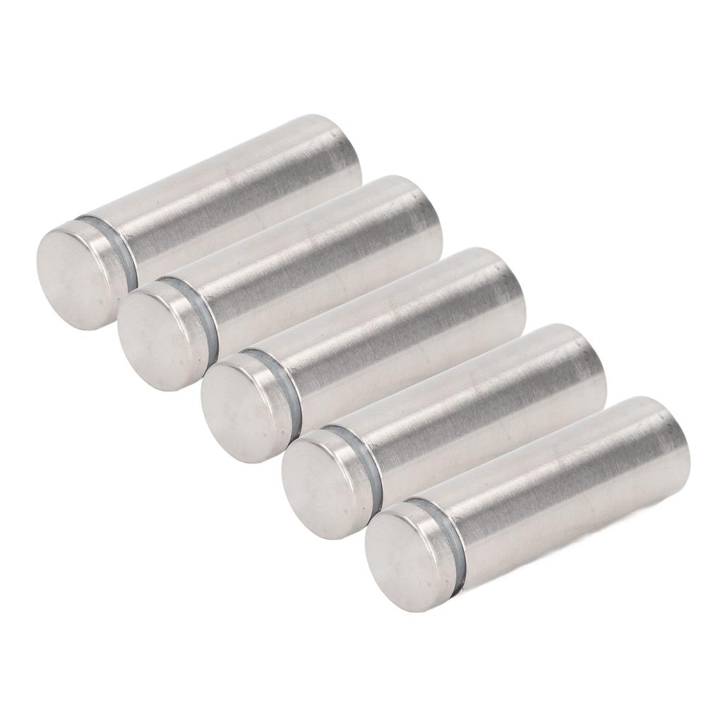 12 Set Advertising Screw Kit 19x60mm Stainless Steel Sign Standoff Screw Mounting Glass Hardware