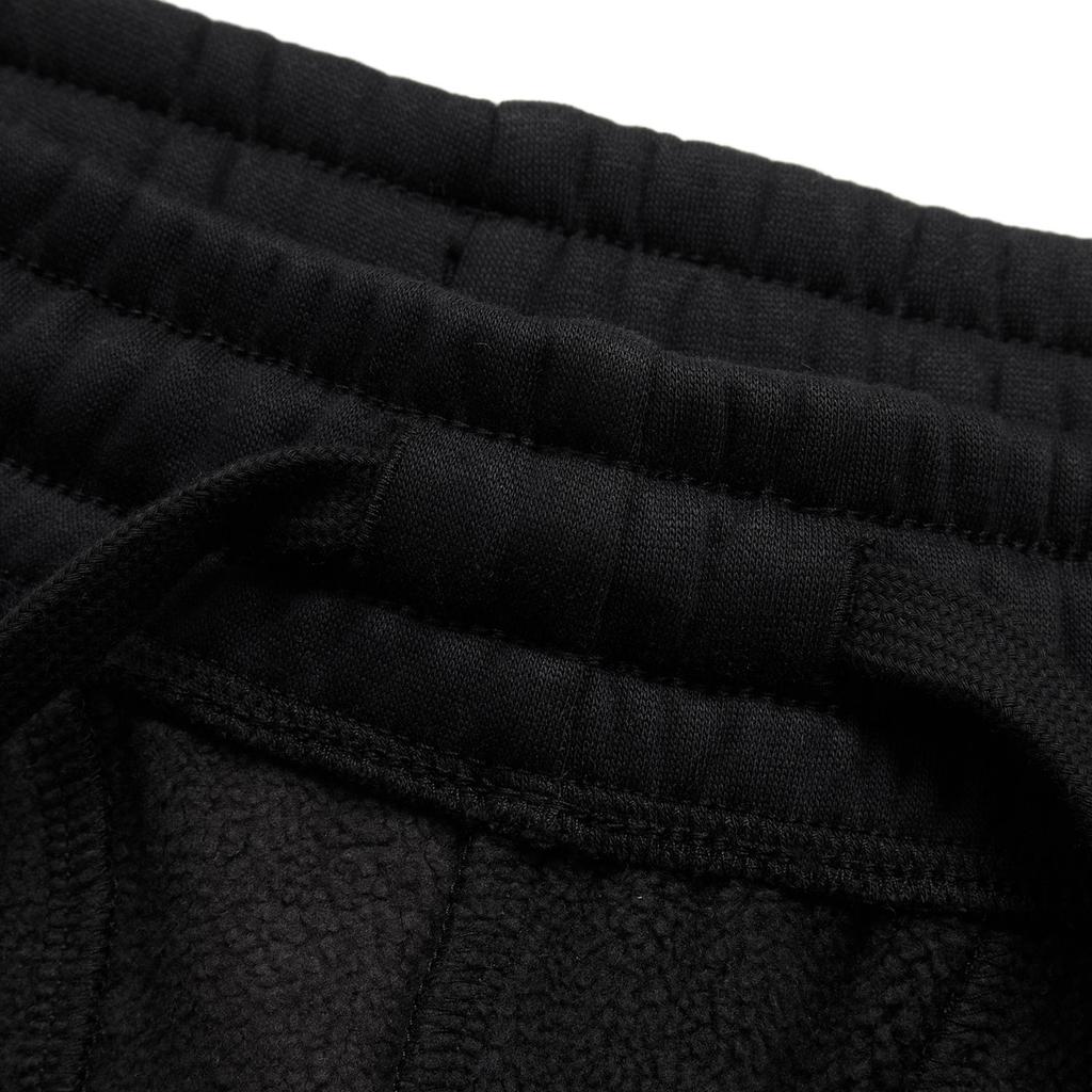 Li Ning Fitness Series Fleece Lined Warm Jogger Pants Women Bottoms Black AKLUC58-2