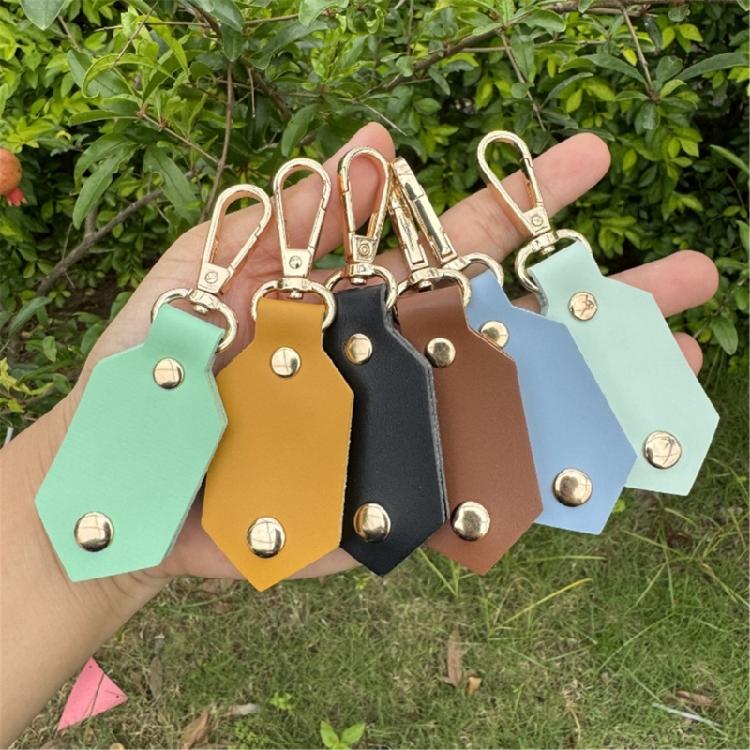 Sturdy Leather Keychain Charm with Photo Unique Fashion Accessory Craft Supplies for Trendy Women Ladies Everyday Use