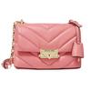 Mk Cece Gold Buckle Chain Solid Flap Commuter Lambskin Crossbody Shoulder Bag Women Bags Light-Pink 32T9G0EC1L-644