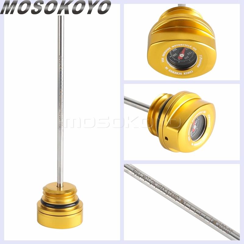 Motorcycle Oil Dipstick Thermometer Temp For Harley CVO Street Glide FLHX FLHXSE Road Glides FLTRXSE 2023-24 Oil Plug Temp Gauge