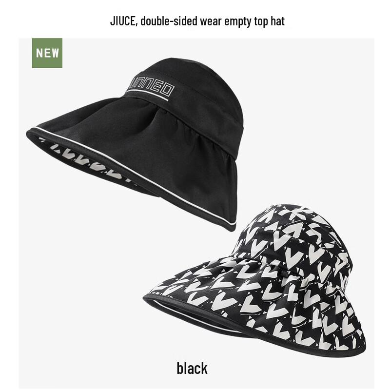 Женский двусторонний складной солнцезащитный козырек с широкими полями