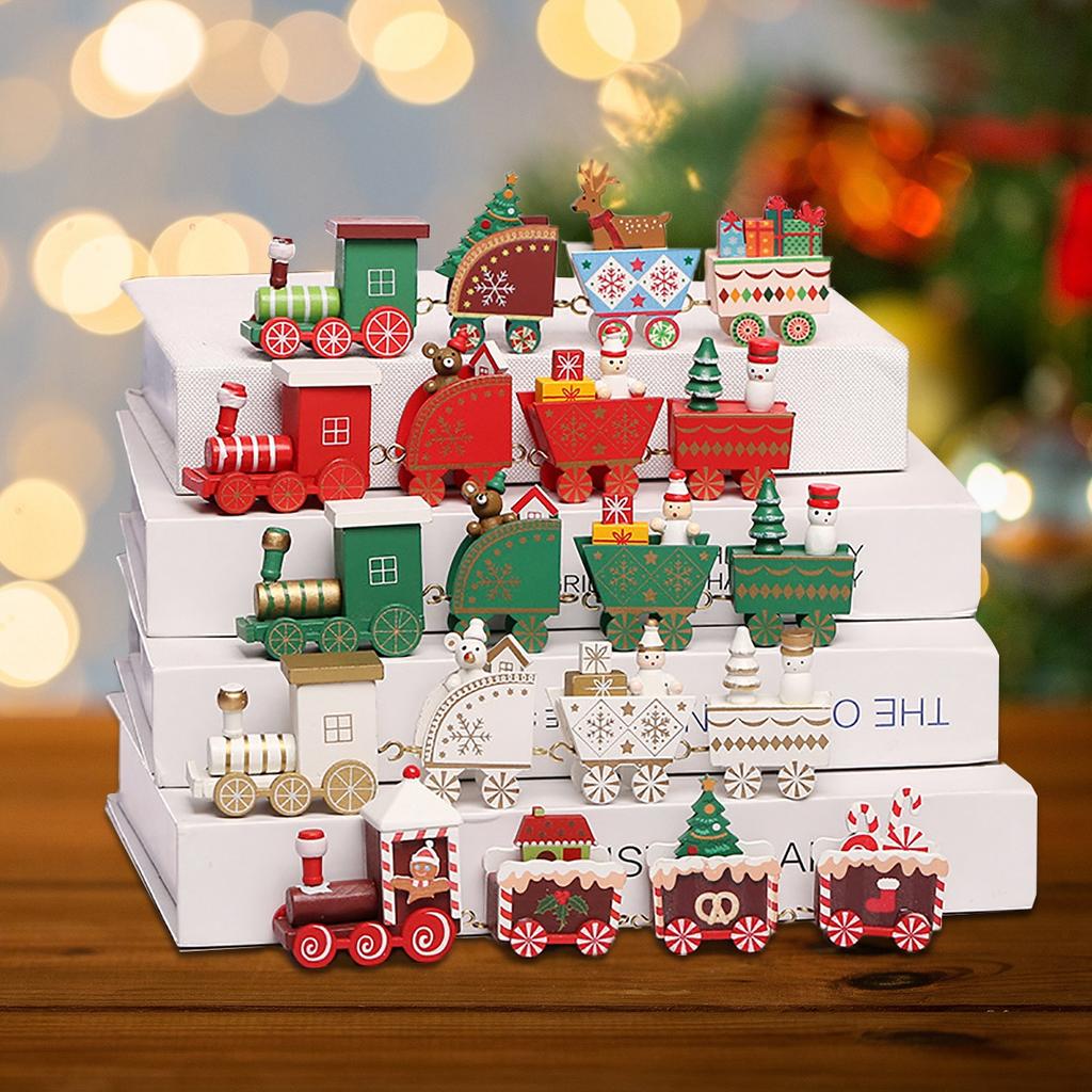 Weihnachtszug Frohe Weihnachten Dekorationen für Zuhause 2025 Weihnachtsschmuck Weihnachten Navidad Noel Geschenke Frohes Neues Jahr 2025