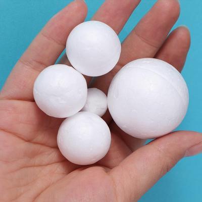 DIY Supplies Mini Foam Balls Polystyrene Round Christmas Balls White Christmas Ornaments Party