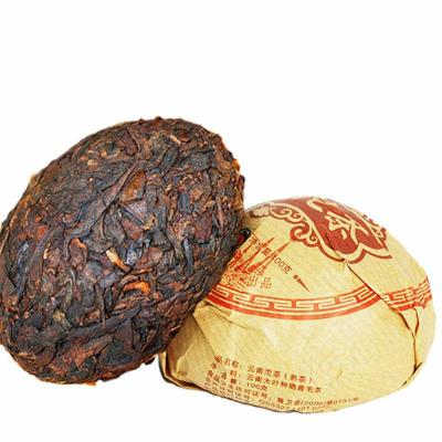 100 g Ancient Tree Puer Ripe Tea Premium Yunnan Pu Erh Tea Organic Food Ceai negru