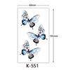 Waterproof Tattoo Stickers: English Letters, Flowers & Butterfly Sketches