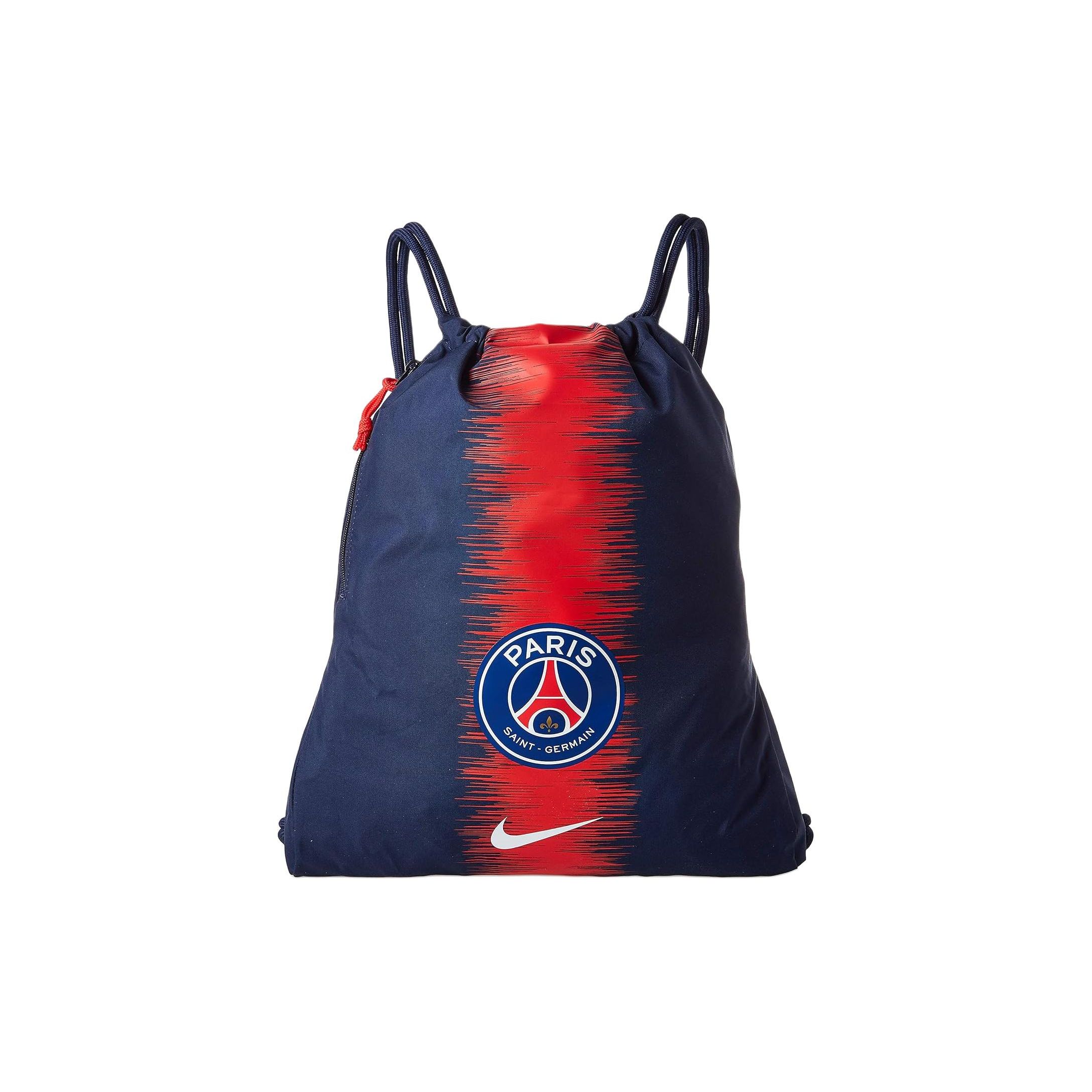 Nike Paris Saint-Germain Drawstring Football Backpack Unisex Backpacks Midnight-Navy BA5419-421 Midnight Marine Blue