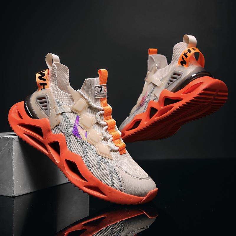 Heiß verkaufende Herrenschuhe Bequem Superleicht Country-Mode TPU Popcornsohle Atmungsaktiv Modeschuhe Sneaker Daddy Shoes