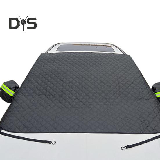 Κάλυμμα χιονιού παρμπρίζ αυτοκινήτου με μαγνήτες Προστασία από παγετό και αντιπαγωτική προστασία από τον ήλιο Ανακλαστικό Universal Auto SUV Χειμερινό μπροστινό παρμπρίζ Προστατευτικό κάλυμμα πάγου