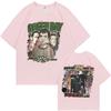 Rare Punk Band Green Day Popdisaster Tour 2002 T-shirts Unisex Women Vintage Gothic Rock Oversized Tshirt Male Cotton Casual Tees