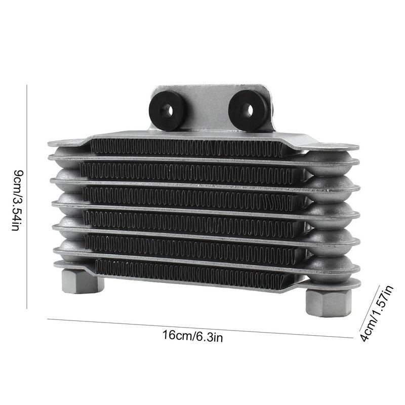 Motorcycle Oil Cooler Aluminum Alloy Motorcycle Parts Modification Oil Cooler Powersports Parts Automotive Replacement Engine