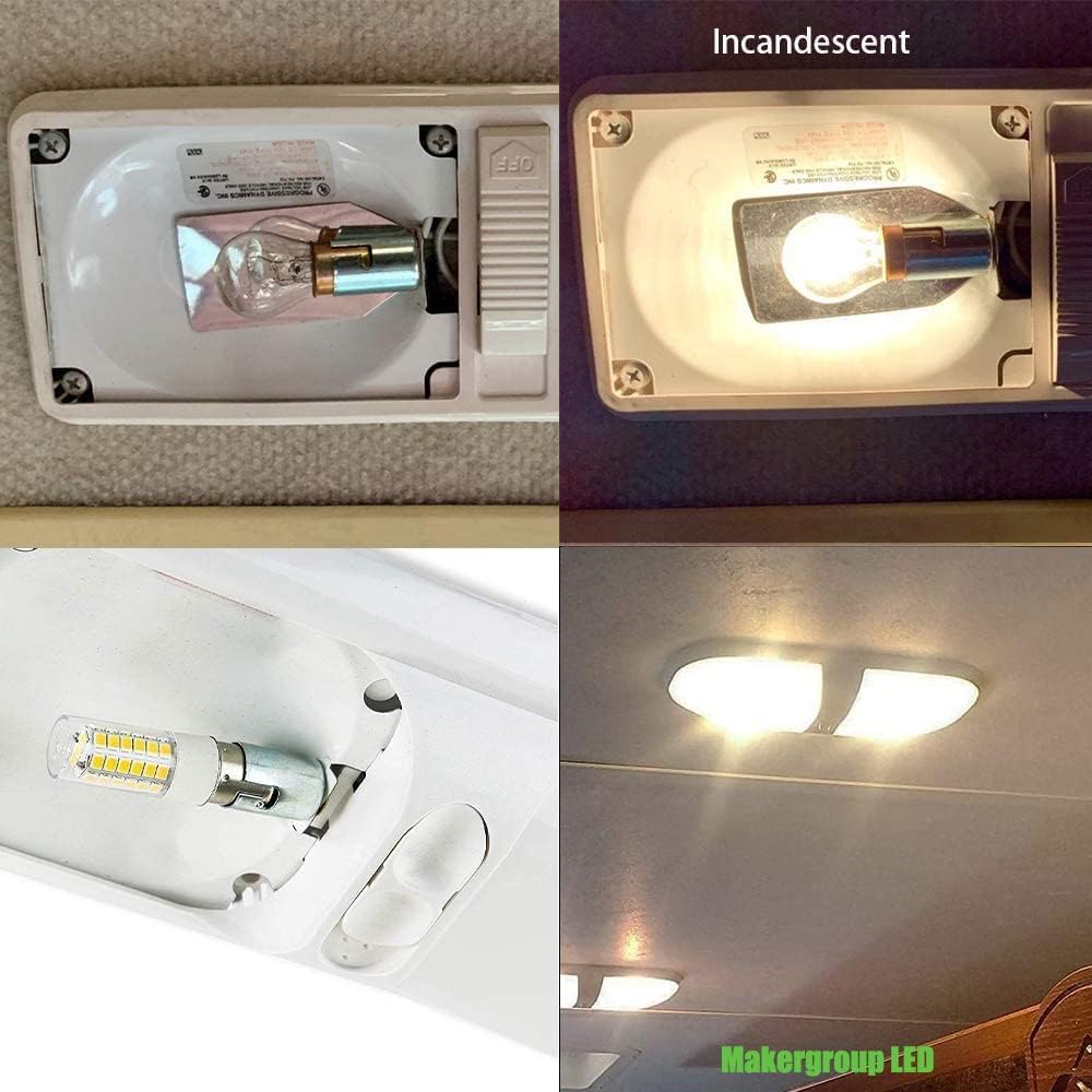 S25 LED Bulb (180 Degree Pin Angle) BA15S 400lm 1156 B15S Base DC/AC24V