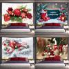 Merry Christmas Home Decoration Art Tapestry Home Living Room Bedroom Wall Decoration Wall Hanging Background Fabric Tapestry
