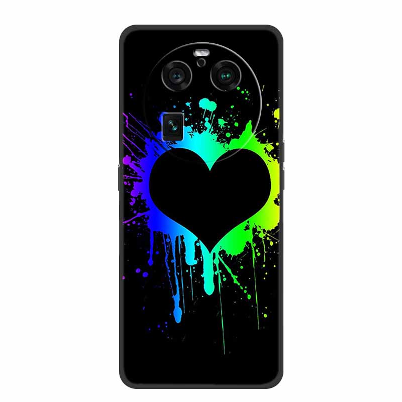 For Oppo Find X6 Pro Case Original Soft Silicone Shockproof Phone Back Cover Cases for Oppo Find X6 Pro 5G Cool Protector Shell
