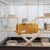 Decorative Bite Resistant Woven Bird Nest Durable Cooling Bird Cage Hammock Ventilated Pet Nest House for Hamsters Parrots