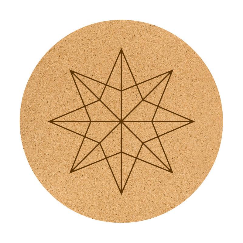 Sanfan Natural Rubber Cork Yoga Mat