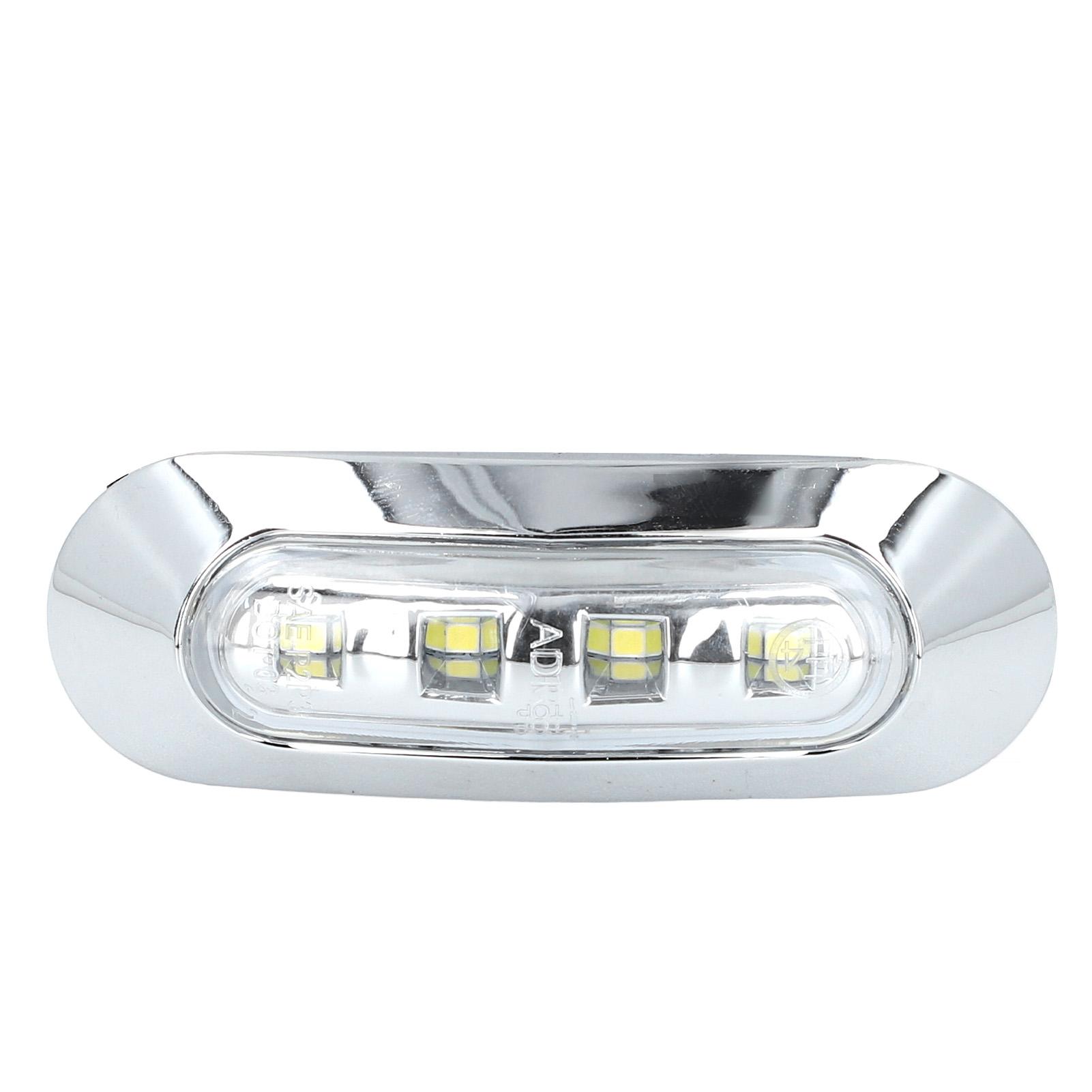 

5 Sets LED Marker Light IP67 Waterproof Super Bright Side Turn Signal Light for Vehicle Marine