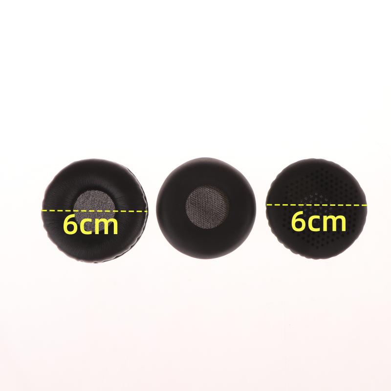 2Pcs/set Professional Protein Leather Headphone Ear Cushions For Jabra Evolve 20 20se 30 30II 40 65 65+ Replacement Earpads
