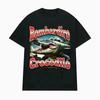 Bombardino Crocodilo Meme T-Shirt Men Women Short Sleeve Cotton Tees Funny Graphic T-shirt Y2k Outfit Summer Tops Men's Clothing
