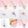 Phone Charm Mobile Phone Strap Fur Ball Lanyards Smart Phone Strap Phone Pendant Fluffy Phone Strap