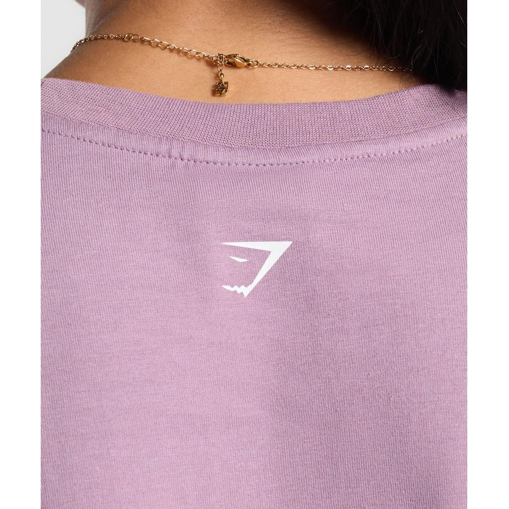 Gymshark KeTTlebell CuTie Oversized T shirT sofT Purple B2b2p Pbzs