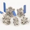 304 Stainless Steel Ball Valve, 1/2/3-Piece, Internal Thread Water Switch, Size DN15/DN10